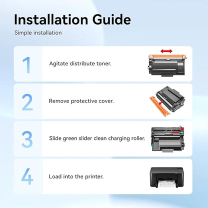 TN880 Toner Cartridge Black 2-Pack High Yield Compatible with Brother TN-880 TN850 TN820 TN890 HL-L6200DW L6200DWT L5200DW L5100DN L6400DW MFC-L5800DW L5700DW L6700DW L6800DW DCP-L5600DN Printer Ink