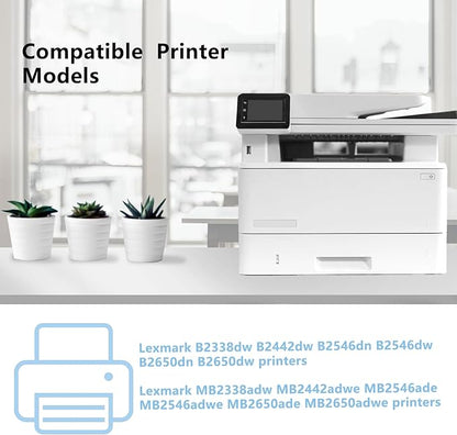 High Yield B231000 Black Toner Cartridge Compatible with Lexmark B231000 Toner Cartridge for B2338 B2442 B2546 B2650 MB2338 MB2442 MB2546 MB2650 Laser Printer(3,500 Pages)