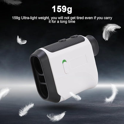 1200Yards Range Finder Golf with Slope, 7X Magnification, Lightweight Portable Rechargeable Rangefinder, Flag Lock Vibration, Switch for Legal, Range Finders for Hunt Golf Accessory(White)