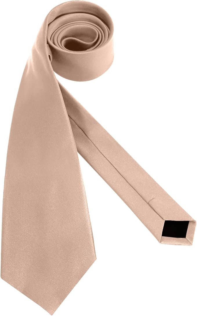 Men's Ties Solid Pure Color 3.15" (8CM) Necktie Plain Formal Business Wedding Black Ties For Men
