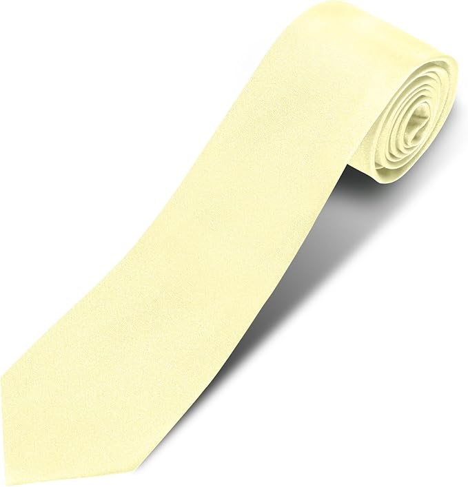 Men's Ties Solid Pure Color 3.15" (8CM) Necktie Plain Formal Business Wedding Black Ties For Men