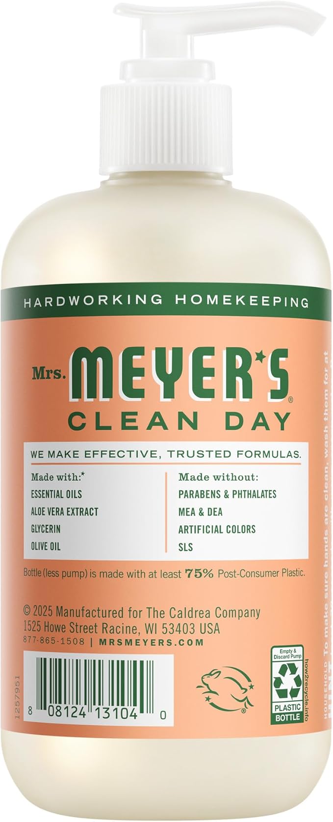 Mrs. MEYER'S CLEAN DAY Hand Soap, Refill Variety Pack Soaps Made to Clean and Freshen Hands