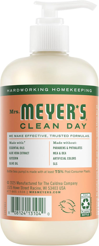Mrs. MEYER'S CLEAN DAY Hand Soap, Refill Variety Pack Soaps Made to Clean and Freshen Hands