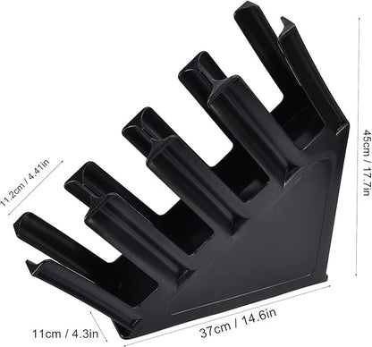 Alvinlite Commercial Cup Holder, 4-Section Slanted Countertop Cup and Lid Organizer, Dispenser Organizer Disposable Cup Lid Holder for Coffee Station Counter
