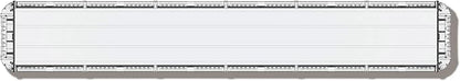 Aviator Emergency 3 watt TIR LED Light Bar 55 in Tow Truck Light bar Stop & Turn Function (Amber/White)