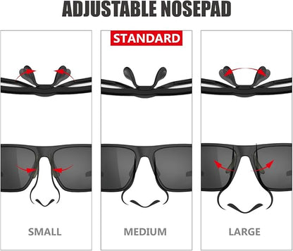HD Premium Sleep Glasses P1AS 99.9% Blue Light Blocking Gaming Computer Screen Glasses Reduce Eyestrain & Glare High Contrast Definition UV580 nm