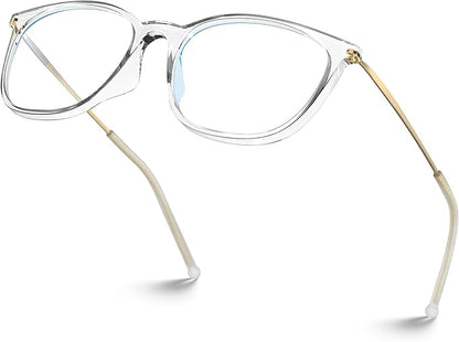 VISOONE Anti Slip TR90 Blue Light Blocking Glasses Size M Eyewear Frame with Anti Glare Eye Protection for Women GaeL