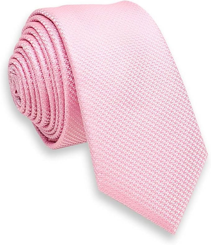Mens Solid Neckties,2.36'' Wide Slim Tie For Men With Gift Box