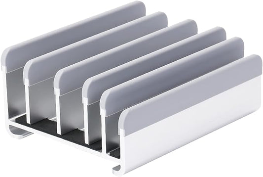 Elestoria Adjustable Laptop Stand - Fits 5 Devices, Modern Design, Tool Free Adjustment, Protective & Stable