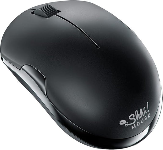 – Wireless Silent Optical Mouse with USB Receiver and Batteries – Cordless, Portable, Quiet Click Mouse for PC, Laptop, Chromebook, Computer