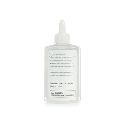 Amazon Basics Washable Liquid School Glue, 5 fl.oz Bottle, 147ml,1-Pack, Clear