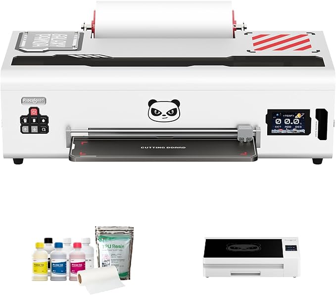 Procolored K13-Lite DTF Printer 13" A3 Apparel Transfer Printing Machine T-Shirt Direct to Film with Smoke-Free Oven-White