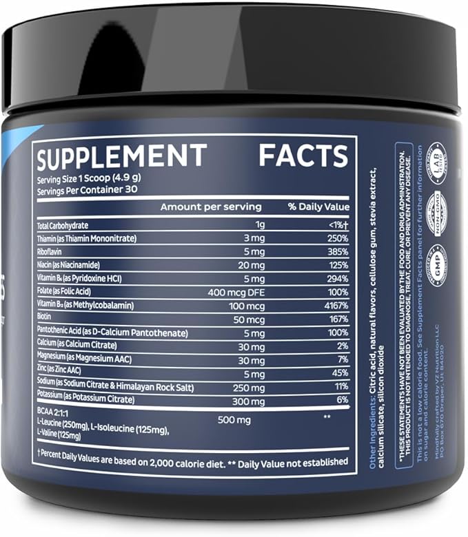 Zeal Electrolyte Powder - 90 Servings | Keto Electrolytes Powder | Zero Sugar, BCAAs, B-Vitamins | Potassium, Zinc, Magnesium | Hydration Powder Recovery Drink | White Gummy Bear