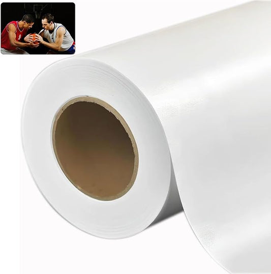 Canvas Roll Wide format Inkjet Printing Glossy ECO-Solvent Polyester Waterproofed Canvas Roll for Printing Drawing Oil Acrylic Or Water-Based Painting (300GSM Glossy ECO-Solvent 44"x100ft)