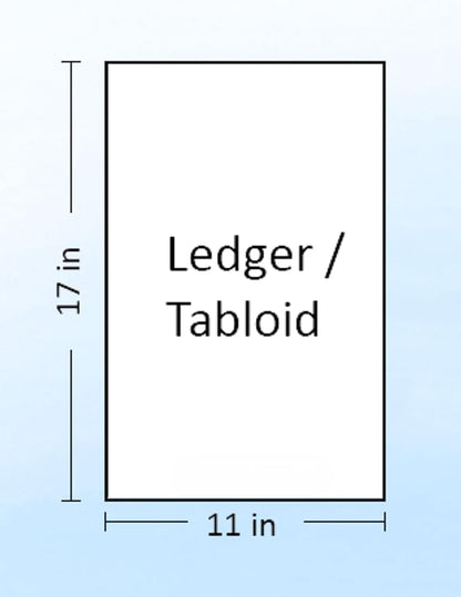 Limited Papers (TM) Colored Copy Paper – 24lb/60lb Text, 90 gsm, 11"x17", Tabloid Size, 500 Sheets Per Ream. (500, Tan)
