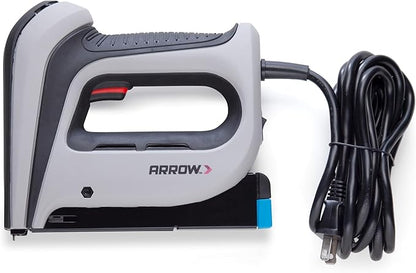 Arrow T50ACD Heavy Duty Corded Electric Staple Gun for Upholstery, Furniture, Office, Decorating, Fits 1/4", 5/16”, 3/8", or 1/2" Staples