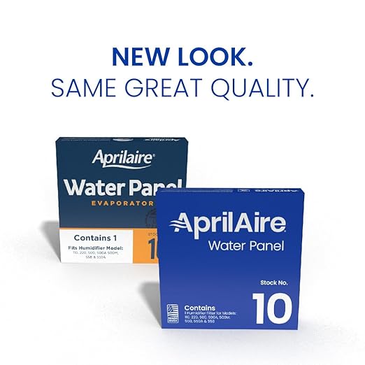 AprilAire 10 Water Panel Humidifier Filter Replacement for AprilAire Whole-House Humidifier Models 110, 220, 500, 500A, 500M, 550, 550A, 558 (Pack of 10)