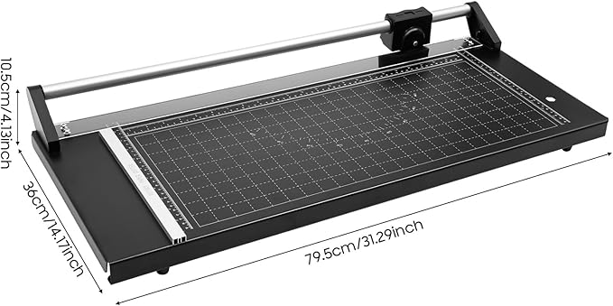 Professional Rotary Trimmer, Guillotine Trimmer, Rotary Paper Cutter for Offices, Schools and Crafts