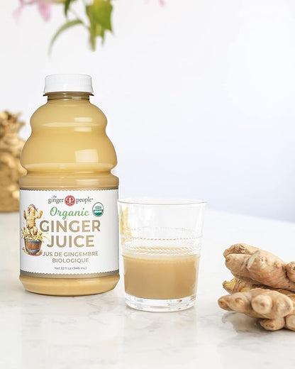 99% Pure Organic Ginger Juice by The Ginger People – Digestive Health, Premium Quality, 32 Fl Oz Bottle (Pack of 2)