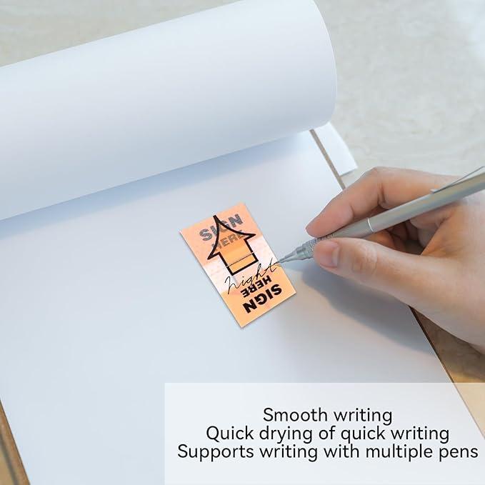600 PCS Sign Here Tabs, Arrow Labels Stickers Post Notes Flags Adhesive Sticky Signature Tags for Documents Notebooks Home Office School Supplies