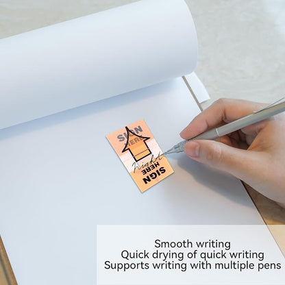 600 PCS Sign Here Tabs, Arrow Labels Stickers Post Notes Flags Adhesive Sticky Signature Tags for Documents Notebooks Home Office School Supplies