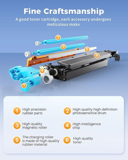 TN229XL Toner Cartridges Compatible Replacement for Brother 229XL Toner Cartridges 4 Pack TN229XL TN229 XL BK/C/M/Y for MFC-L3780CDW HL-L3280CDW MFC-L3720CDW HL-L3220CDW HL-L3300CDW HL-L3295 Printer