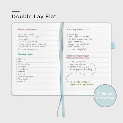 &And Per Se Lined Journal Notebook, 160 Pages, A5 5.7 x 8 inches College Ruled Thick Paper Notebook Journals  (1 Pack, Cyan)