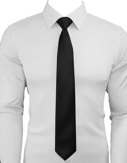 Dibi Solid Color Ties for Men, Formal Mens Ties, Neck Tie, Classic Tie for Boys Women Teens, Wedding Business Costume Necktie