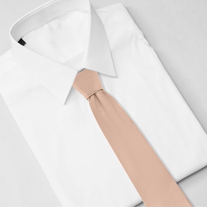 Black Ties For Men Solid Pure Color Formal Neckties 3.15" (8CM) Men's Tie for Business and Wedding with Gift Box