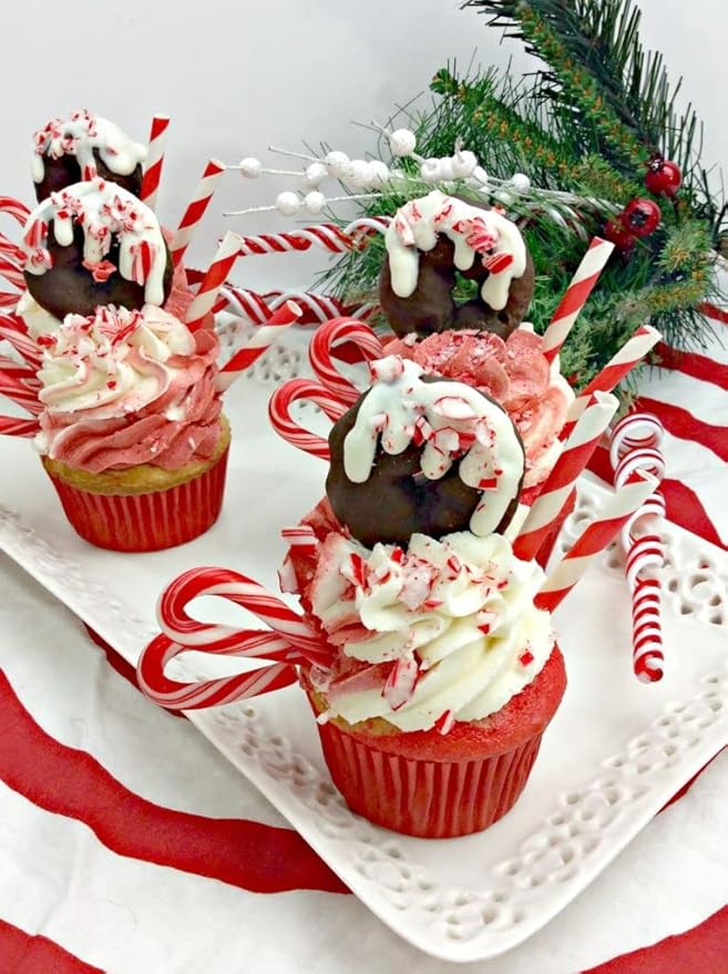 LA Signature Mini Candy Canes with Real Peppermint, Red & White, 500 Count (Pack of 1)