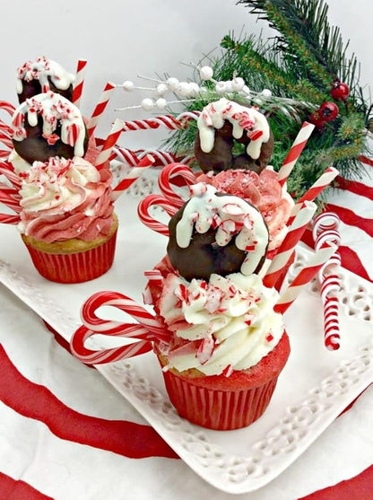 LA Signature Mini Candy Canes with Real Peppermint, Red & White, 500 Count (Pack of 1)