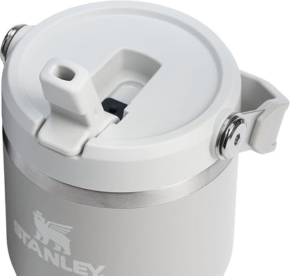 STANLEY IceFlow 2.0 Flip Straw Tumbler with Handle 20 oz | Twist On Lid and Flip Up Straw | Leak Resistant Water Bottle | Insulated Stainless Steel | BPA-Free | Ash