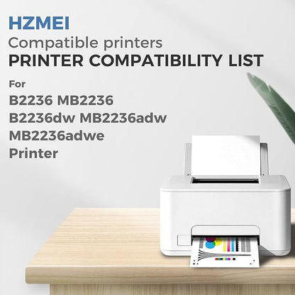 High Yield B221H00 Toner Cartridge B2236 MB2236 B221H00 Black Toner Compatible for Lexmark B2236dw MB2236adw MB2236adwe Laser Printer