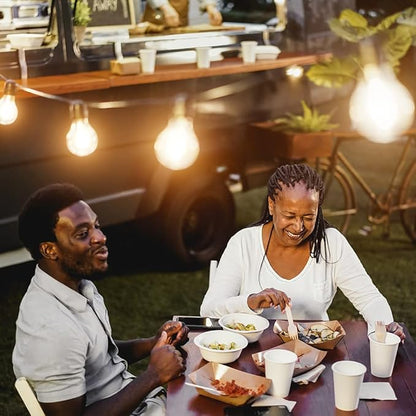 White Disposable Paper Cups, 60pcs Paper Cups For DIY Wedding Party Picnic BBQ Travel and Event 8OZ (White)