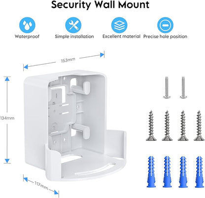 EDUP Wall Mount for eero Pro 7, Space-Saving Holder with Cable Management, Compatible Only with eero Pro 7, for Wall & Outlet Mounting- Includes Screws & Quick Start Guide (White, 1 Pack)