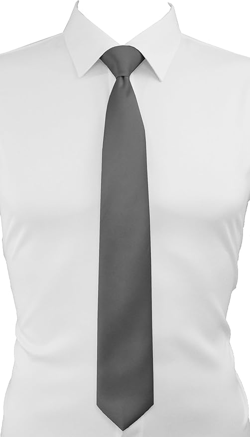 trilece Ties for Men - Men's Solid Color Ties - Formal Neckties for Men - Neck Tie for Man