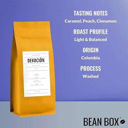 Bean Box Sampler - Roasted by Devocion, 3-Pack, Freshly Ground Coffee, Gourmet Coffee