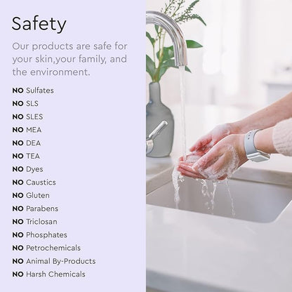 Puracy Foaming Hand Soap Refill - Plant-Powered Natural Hand Soap As Seen on TikTok, Non-Toxic, Sulfate-Free Liquid Soap, Moisturizing Foam Handwash Liquid (Lavender & Vanilla, 48 fl oz)