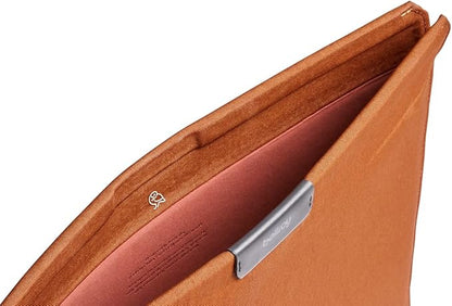 Bellroy Laptop Sleeve (Fits 14 Inch Laptop or MacBook, Slim Protective Case with Magnetic Closure) - Bronze