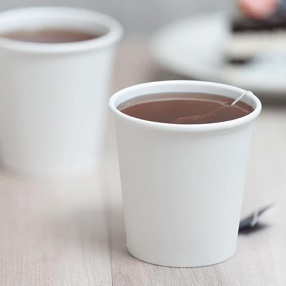 Karat 10 oz Paper Coffee Cup [1,000 ct] White Disposable Cup for Hot/ Cold Drinks and Beverages 90mm Diameter (C-K510W)