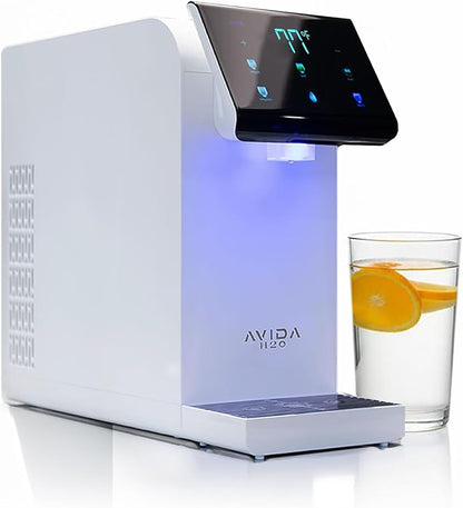 Ultra Instant Hot and Cold Water Dispenser - Bottleless Water Dispenser Countertop with Full Installation Kit and Quiet Multi-Stage Filtration + UV Sterilization & Modern Touchscreen Design