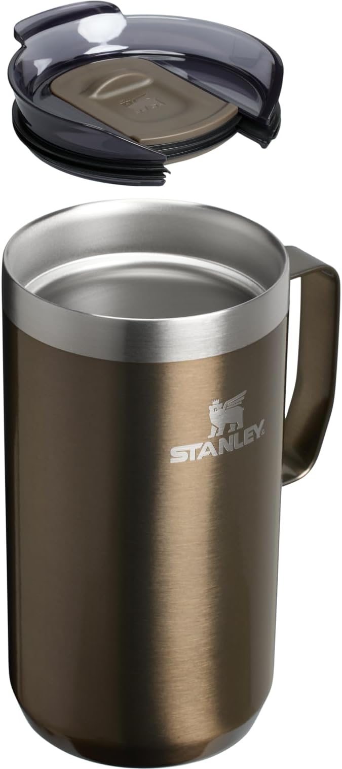 STANLEY Everyday Camp Mug | Drink Through Lid | Cup for Coffee, Tea and Drinks | Insulated Stainless Steel Coffee Mug | BPA-Free