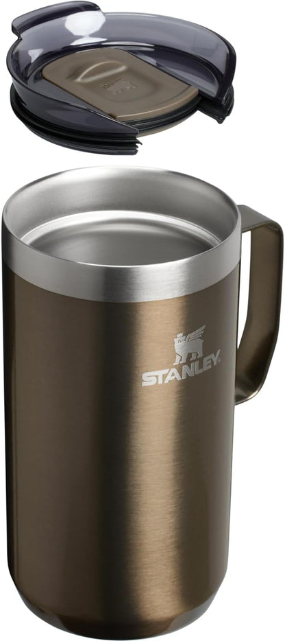 STANLEY Everyday Camp Mug | Drink Through Lid | Cup for Coffee, Tea and Drinks | Insulated Stainless Steel Coffee Mug | BPA-Free