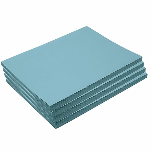 Colorations Construction Paper,Sky Blue,9 inches x 12 inches,200 Sheets,Heavyweight Construction Paper,Crafts,Art,Kids Art,Painting,Coloring,Drawing,Creating,Paper,Art Project,All Purpose