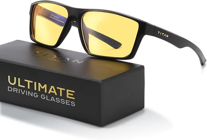 Titan Gaming Glasses, Anti Blue Light Glasses Men, UV400 Protection Blue Light Blocking Glasses for Computer Eye Strain