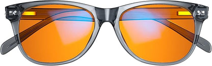 Swanwick Crystal Night Swannies - 99% Premium Blue Light Blocking Glasses, Anti Glare Anti-Fatigue & Eyestrain for Screens