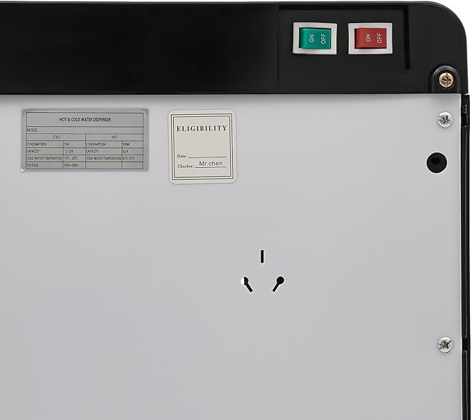 TFCFL Bottom Loading Water Cooler Dispenser with 3 Temperature Settings of Hot, Cold, Room Water, Home Standing Water Dispenser, Hot and Cold Water Dispenser (Silver Grey)