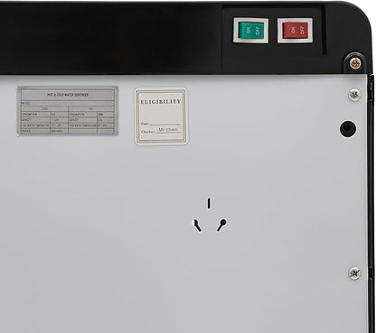 TFCFL Bottom Loading Water Cooler Dispenser with 3 Temperature Settings of Hot, Cold, Room Water, Home Standing Water Dispenser, Hot and Cold Water Dispenser (Silver Grey)
