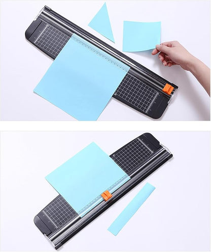 TOPINCN A3 Paper Cutter, 16.5 Inch Slide Paper Trimmer, Portable Guillotines Cutter with Smooth Operation & Straight Line Cutting for Crafting, Scrapbooking Card Making, Home Use
