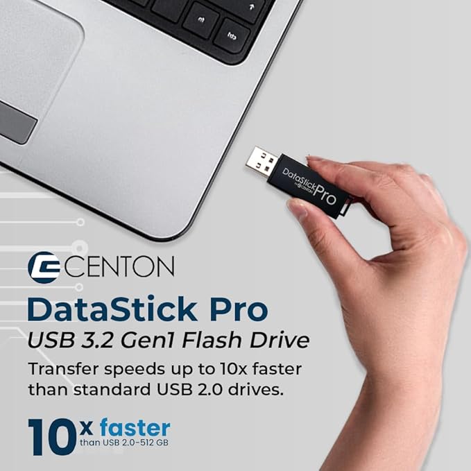 Centon S1-U3P6-64G-5B MP Valuepack USB 3.2 Gen1 Datastick Pro (black)